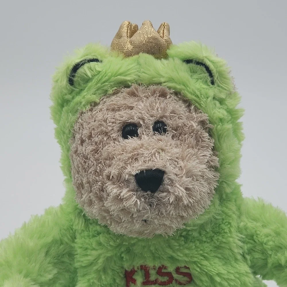 Starbucks 29th Edition Bearista Bear Plush In Kiss Me Green Frog Prince 10